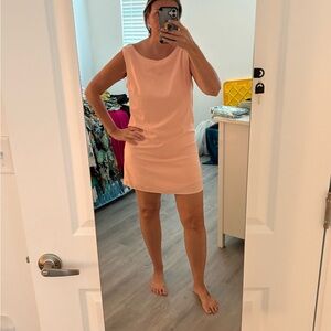 Light pink/peach color dress